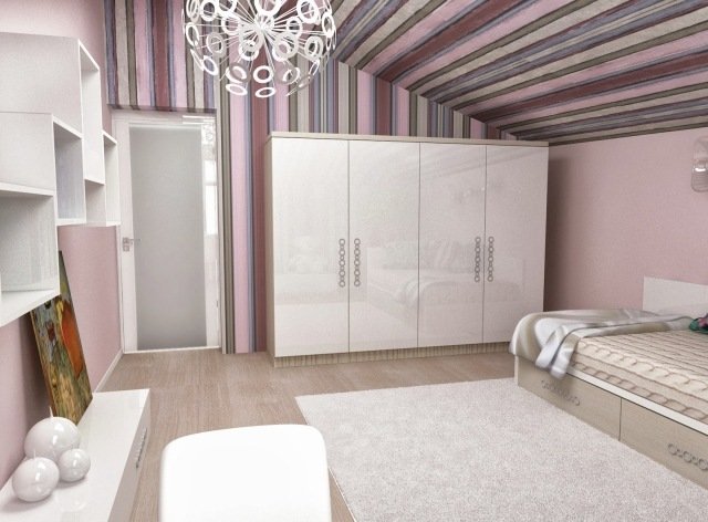 living-ideas-dachshell-stripes-painting-white-high-gloss-furniture