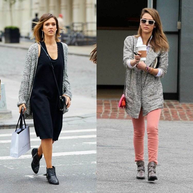 ankle-boots-flat-cardigan-outfitt-fashion-jessica-alba