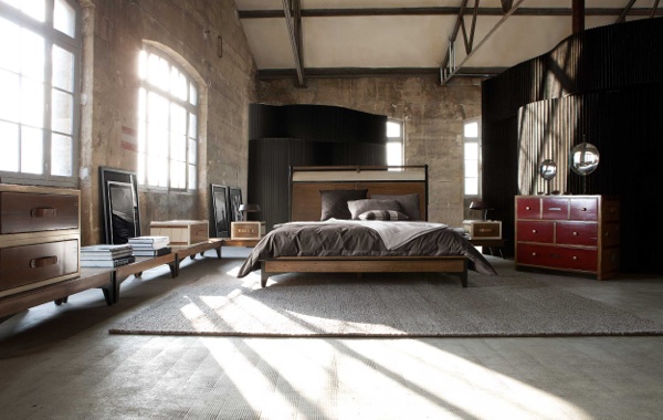 Ideias de móveis para quartos chique industrial