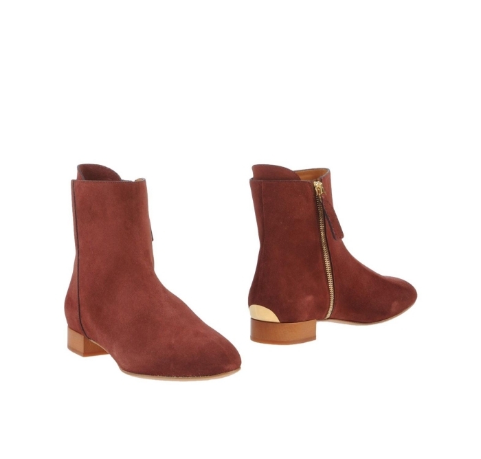 flat-women-ankle boots-brick-red-velour-chloe
