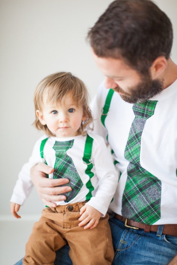 Pai-bebê-menino-para-confundir-semelhante-terno-com-gravata