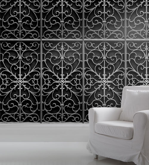 Idéias de design de parede de padrão de papel de parede 3D