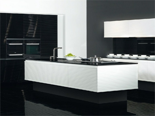 eficazes-contrastes-preto-branco-cozinhas modernas