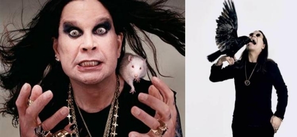 ozzy osbourne-The Prince-of-Darkness-Make-up Idea Preto de Halloween