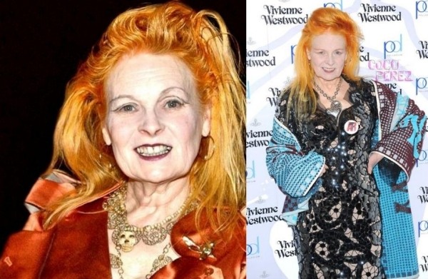 Idéias para penteados de Halloween de Vivienne Westwood - Tintura de cabelo laranja