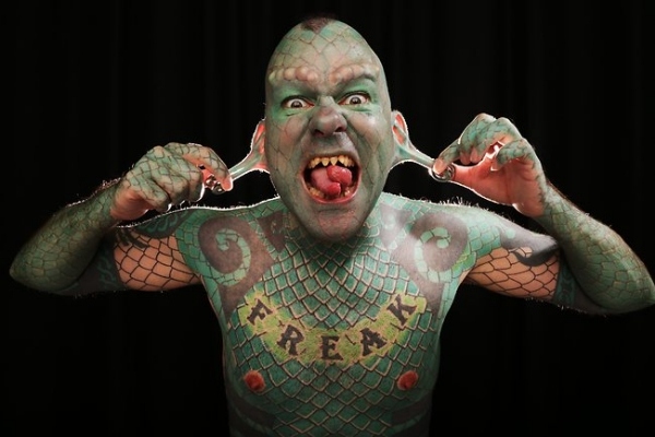 Tatuagens de Réptil Mesch - Eric Sprague Idéias Bodysuit Halloween