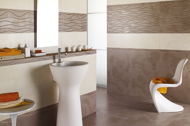 moderno-banheiro-azulejos-creme-marrom-decorativo-padrão de ondas