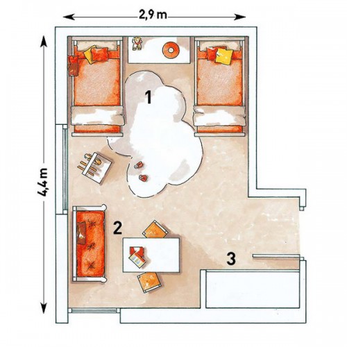 Quarto infantil 2 irmãos
