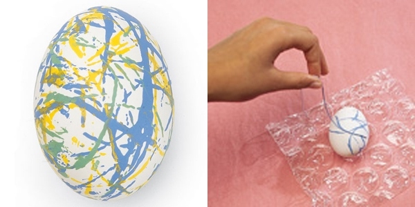 Ovos de colorir-pintura-ovos de Páscoa Ovo de acrílico-abstrato
