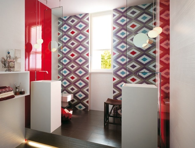 banheiro-ideias-paredes-padrão-assentamento-azulejos-rombo-cupido