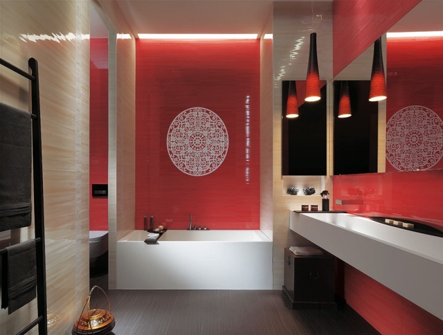 seamless-wall-cladding-bathroom-Ceramic-gloss-red-Cielo