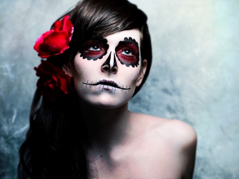 Halloween-maquiagem-mulheres-ideias-assustadoras