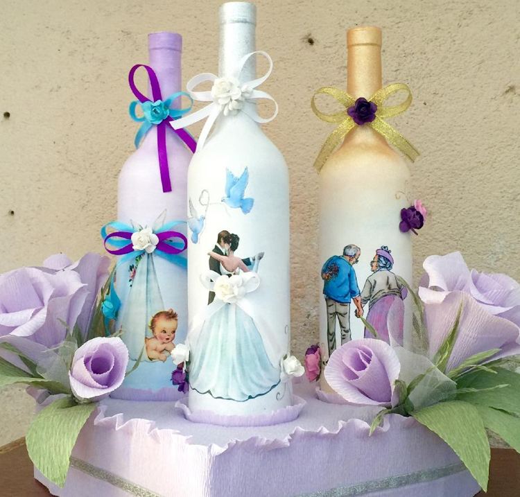 presentes de casamento originais - padrinhos - garrafas de ideias