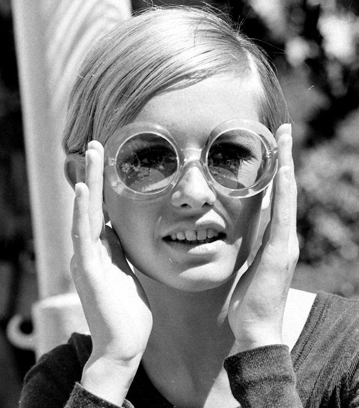 óculos de sol redondos - twiggy oversized