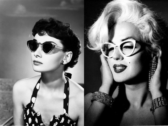 olho de gato-óculos de sol-clássico-marilyn-monroe-audrey-hepburn