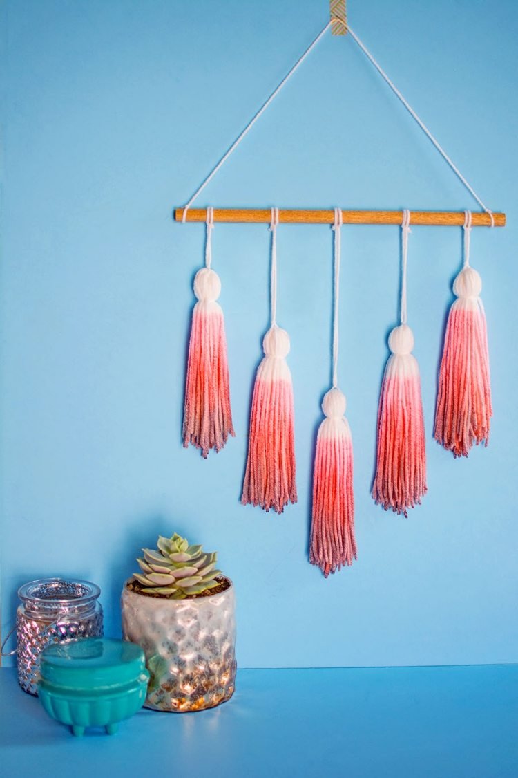 creative-ideas-tinkering-diy-wall-decoration-hang-wall-paint-blue