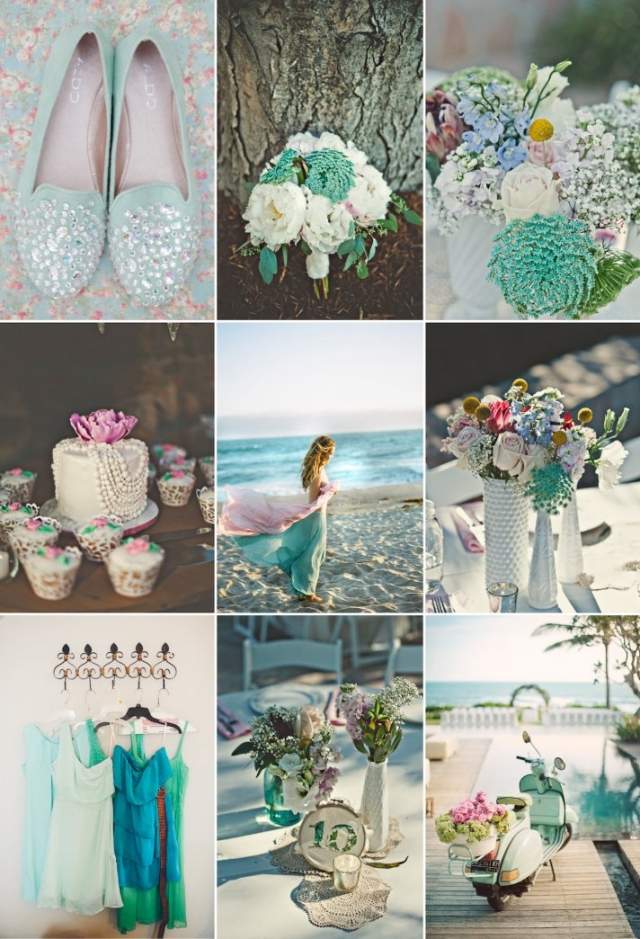 fresh-decoration-wedding-turqoise-white-collage