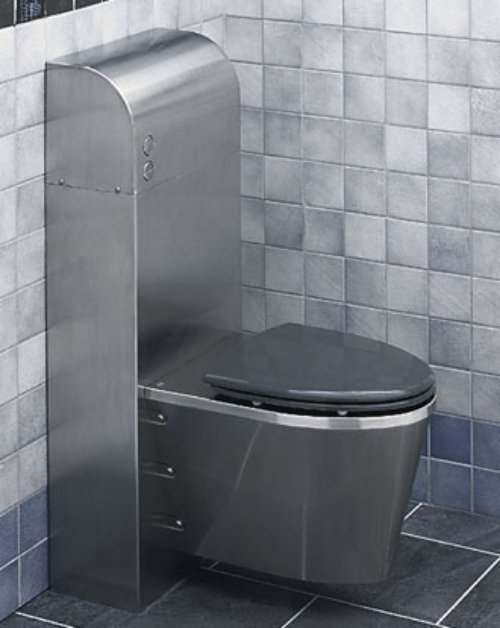 ideias para design de banheiro para aço de banheiro elegante