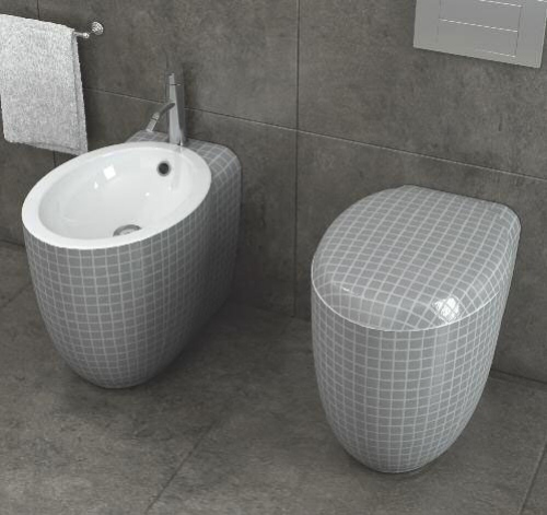 ideias de design de banheiro para banheiro cinza elegante