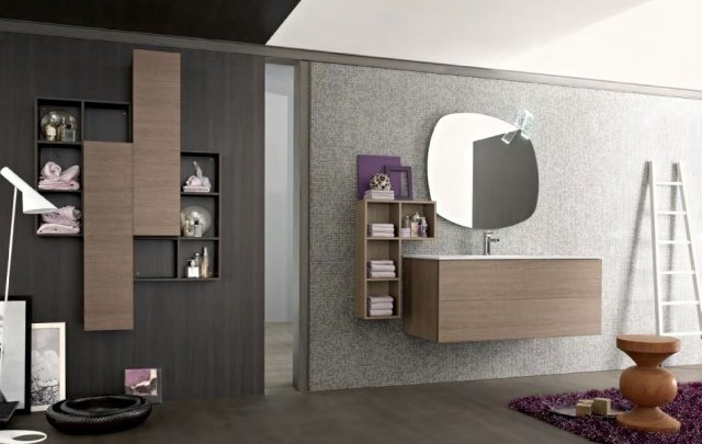 idéias modernas de móveis de banheiro WIND-móveis-prateleiras de madeira