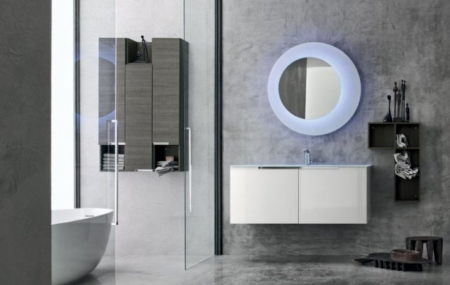 banheiro-idéias-DENTRO-banheiro-mobília-banheiro-pequeno-redondo-parede-espelho-iluminação