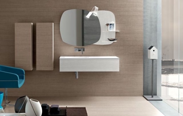 idéias de decoração de banheiro moderno-WIND-conjunto de móveis-minimalista-geométrico