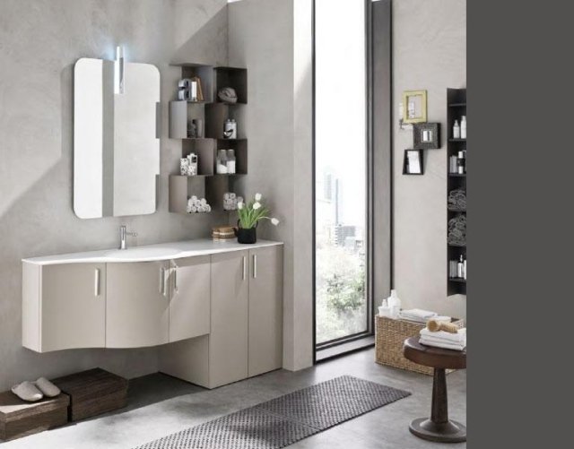moderno-banheiro-mobília-INICIAR-espaço de armazenamento-interessante-design-banheiro pequeno