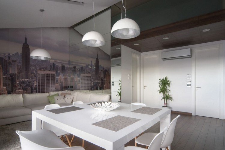 modern-interior-ideas-living-room-photo-wallpaper-new-york-mirror-wall-white-furniture