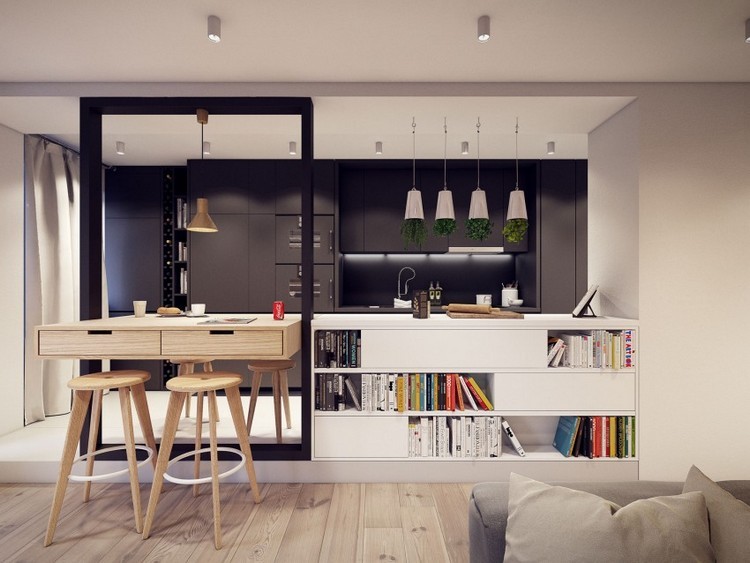 idéias-móveis-modernos-sala-cozinha-separado-jantar-balcão-armário