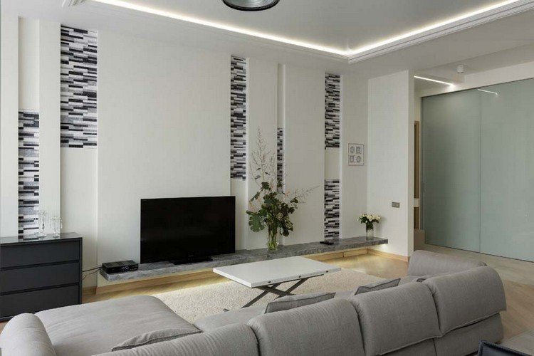idéias-móveis-modernos-sala-indireta-teto-iluminação-painéis de parede