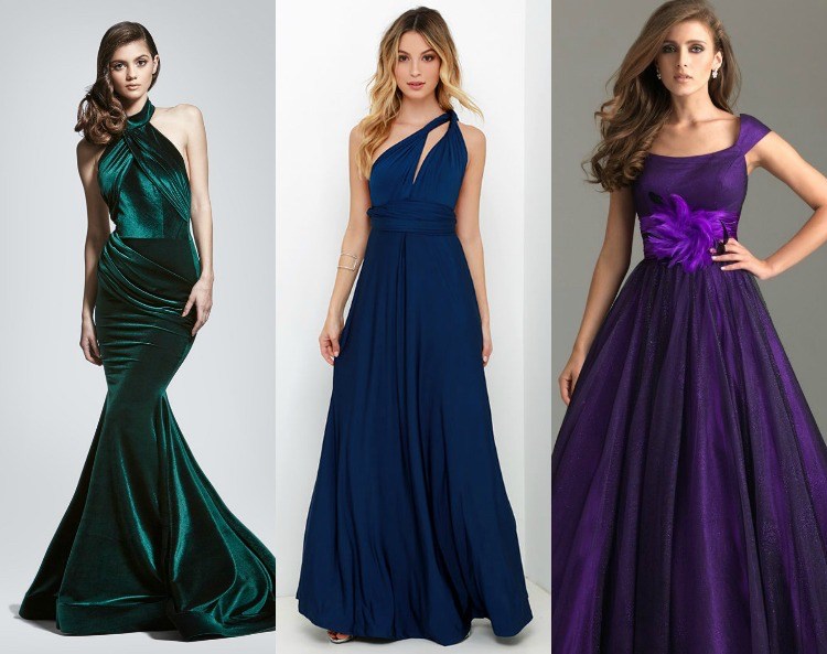 vestido-de-maquilhagem-vestido-de-baile-azul-verde-roxo