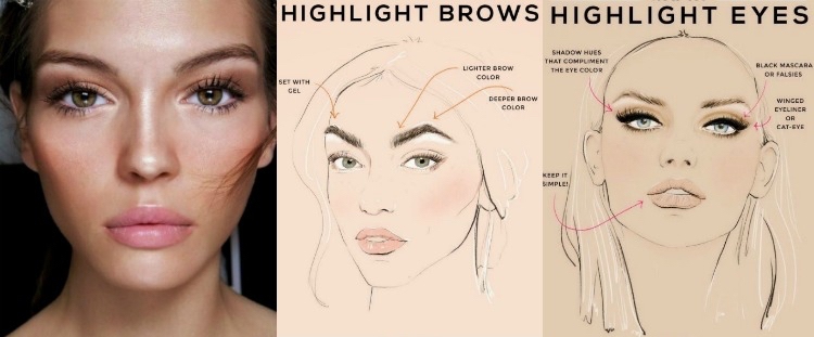 prom-make-up-of course-destaques-aplicação-instruções
