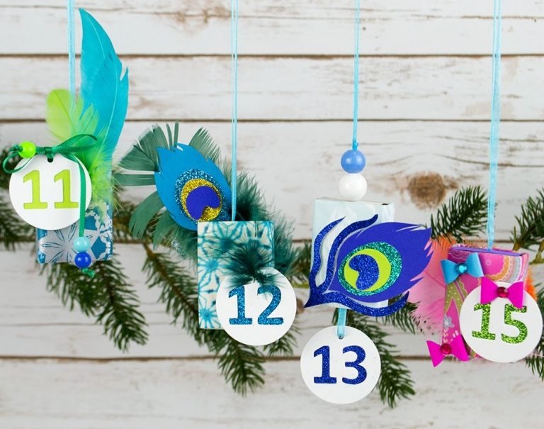 Calendários do Advento com caixas de fósforos você mesmo cria ideias do tipo faça você mesmo com as crianças para o Natal