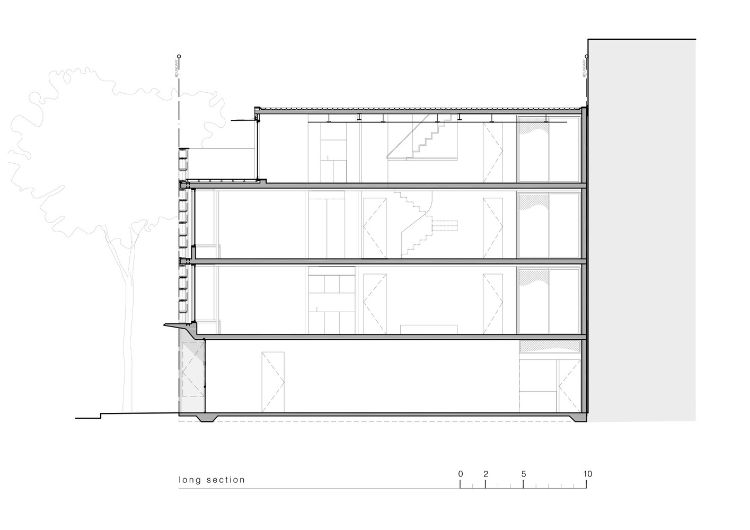 telhas antigas reciclagem arquitetura fachada construção projeto prédio de escritórios reciclagem material projeto planta baixa interiores