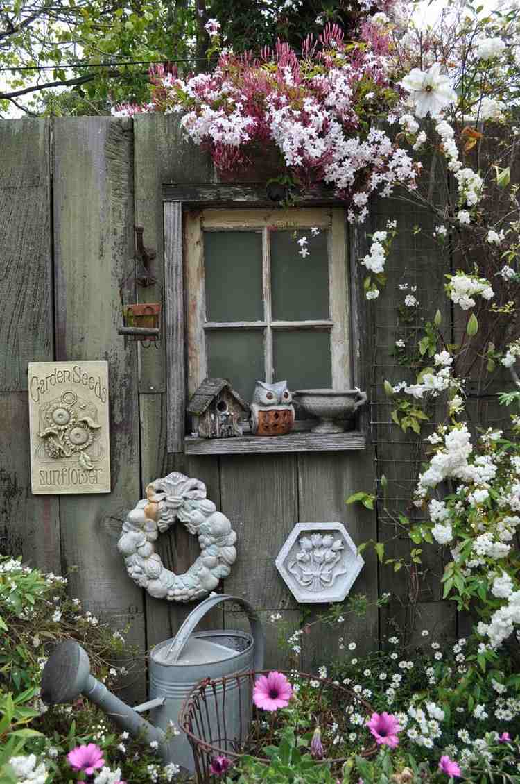 old-window-decoration-garden-wooden-fence-style country