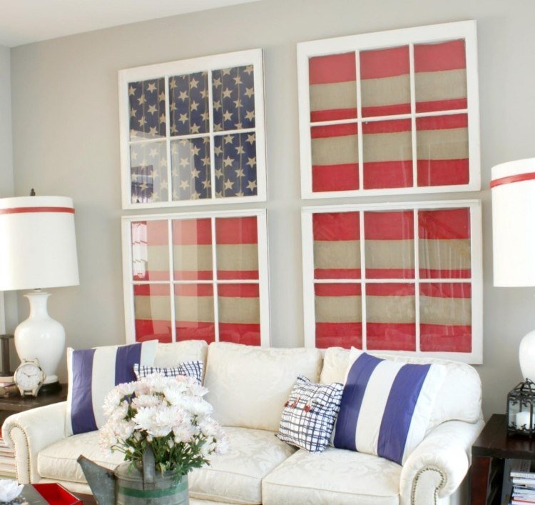 old-window-decoration-white-american-flag-frame-living room-sofa-white-marítimo