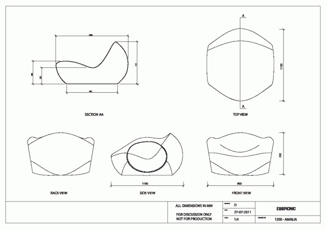 Poltrona de relaxamento - Amalia Eggpicnic-Design Studio