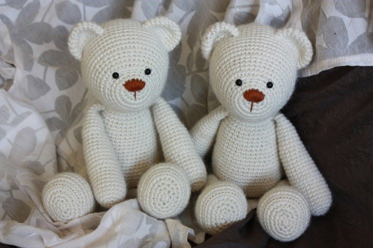 amigurumi-crochet-teddy-bear-white-cute-fofinho-brinquedo-animais-tricô