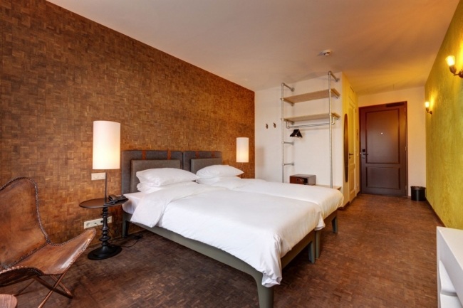quarto de hotel hotel de luxo simples v nesplein em amsterdã