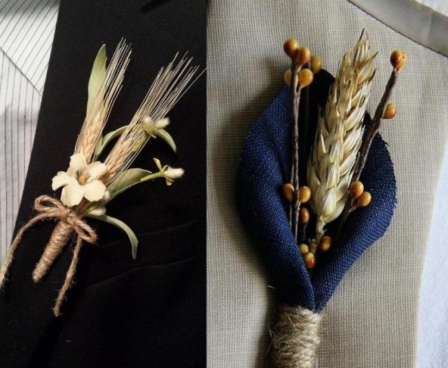 Boutonnière-trigo-orelhas-ideias-lapela-flor-noivo-joias-outono-casamento