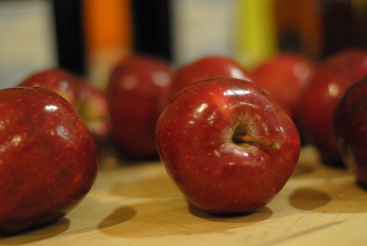 Cozinhar purê de maçã receita-instruções-preparação