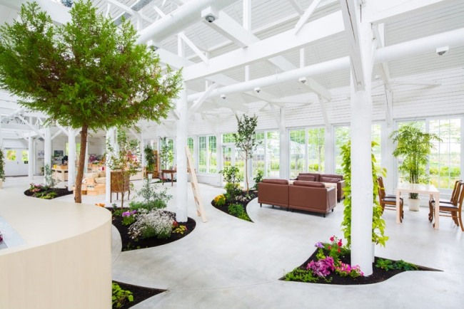 nadamoto yukiko arquitetos com estufa moderna de jardim