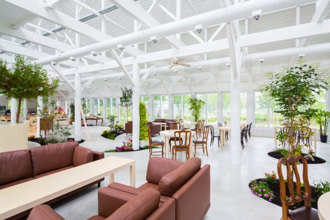projeto de nadamoto yukiko architects integrando jardins tokachi hills