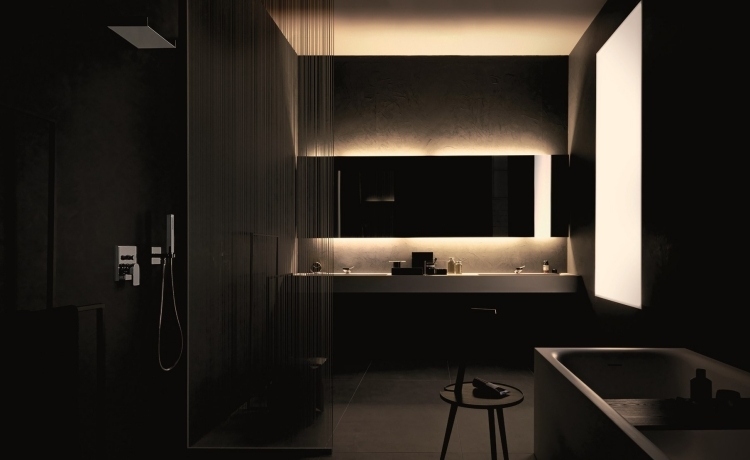 Torneira para banheiro -banheiro-elegante-minimalista-purista-angular