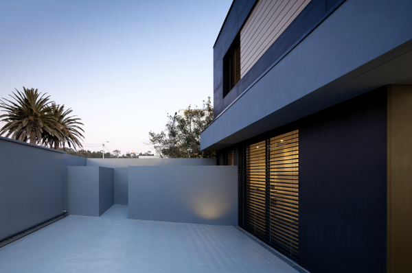 arquitetura minimalista elegante - pátio