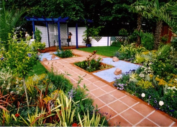 azulejos do caminho do jardim projeto do jardim com avaliação