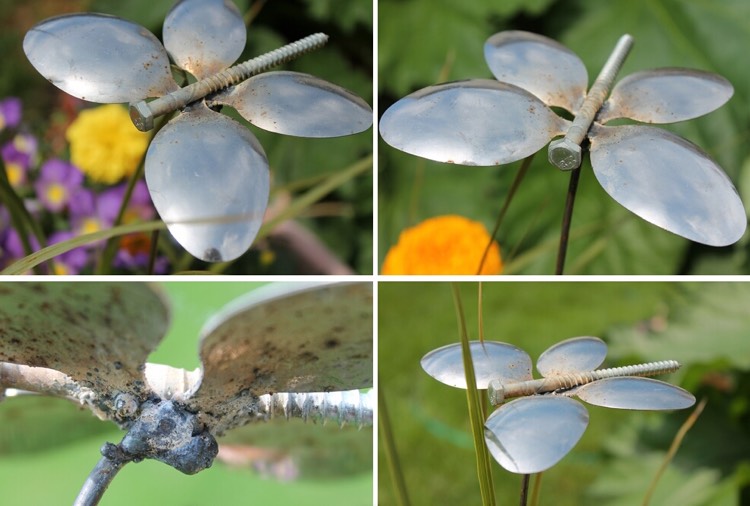 faça-você-mesmo-decoração-jardim-jardim-plug-colher-borboleta