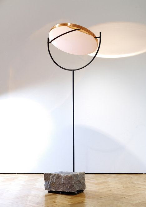 projeto de designer de superfície de cobre espelho giratório