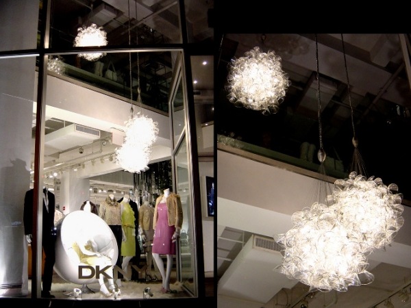 Showcase design-Dkny Touch Design Studio-lustre Chandelini