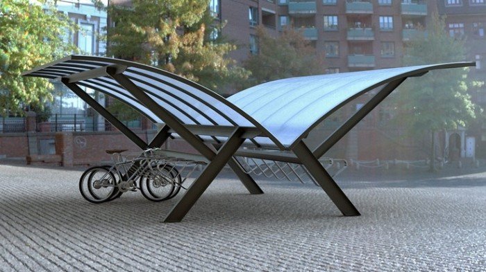 modern-parking-space-bike-parker-bike-racks-with-roof-design